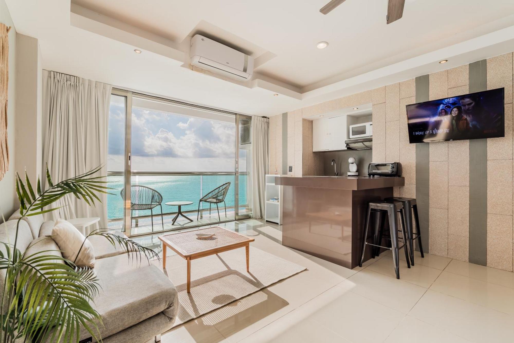 *Turquoise Escape- Beachfront Studio By Casa Paraiso* Cancun Dış mekan fotoğraf